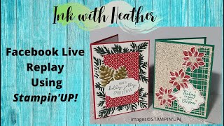 Facebook Live Replay/Merriest Moments/Pinecone Dies/Seasonal Label Dies