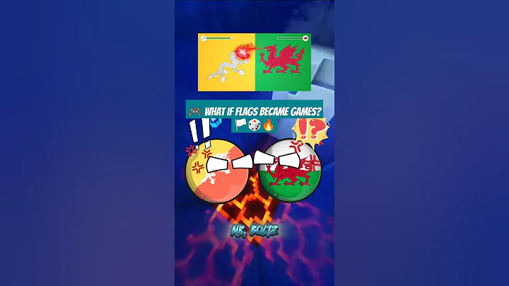 🎮 What If Flags Became Games? 🏳️🎲🔥#countryball #short #america #usa