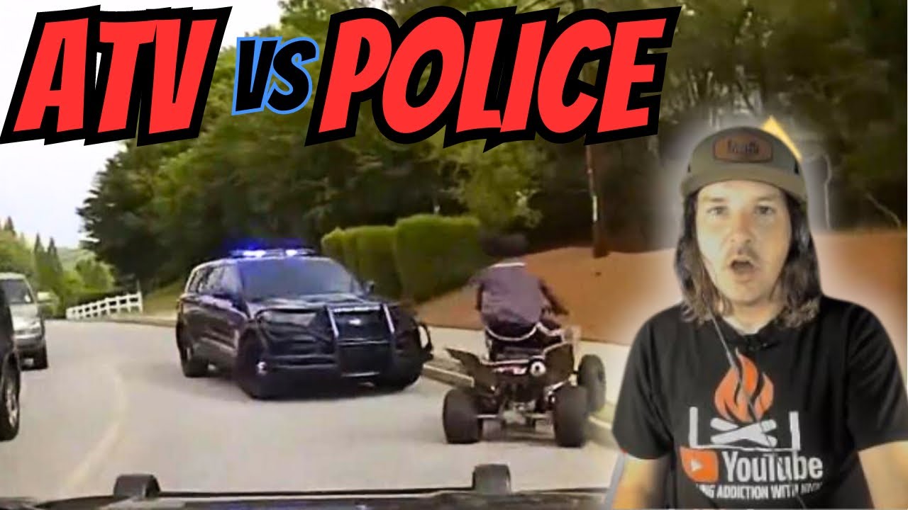 He tried to run from Police on an ATV ( high speed chase ) - YouTube