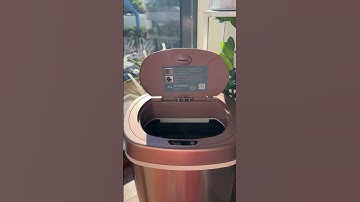 I found the perfect corner for my new motion sensor trash can!