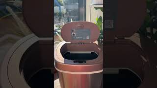 I found the perfect corner for my new motion sensor trash can!