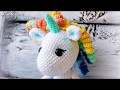 Амигуруми: схема Единорожки По. Игрушки вязаные крючком - Free crochet patterns.