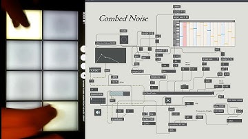 Combed Noise ~ A little experiment with Max/Msp and iPad