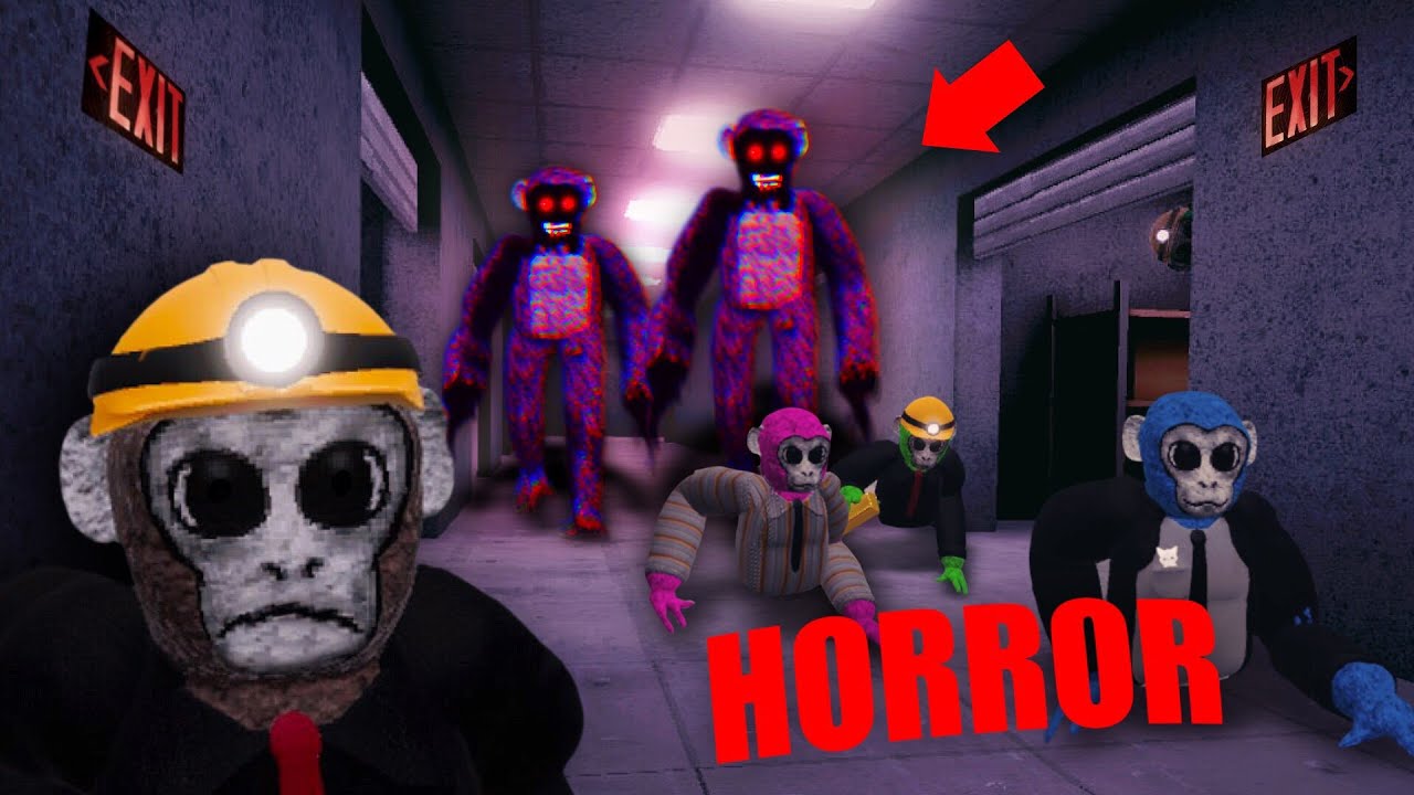 The SCARIEST gorilla tag HORROR game EVER
