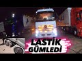 LASTİK GÜMLEDİ / Tır’cı Meslektaşlarıma Yemek Yaptım / Dorse’nin Çatısından Yük Boşalttım…!