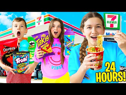 Only Eating 7-11 FOOD for a DAY!