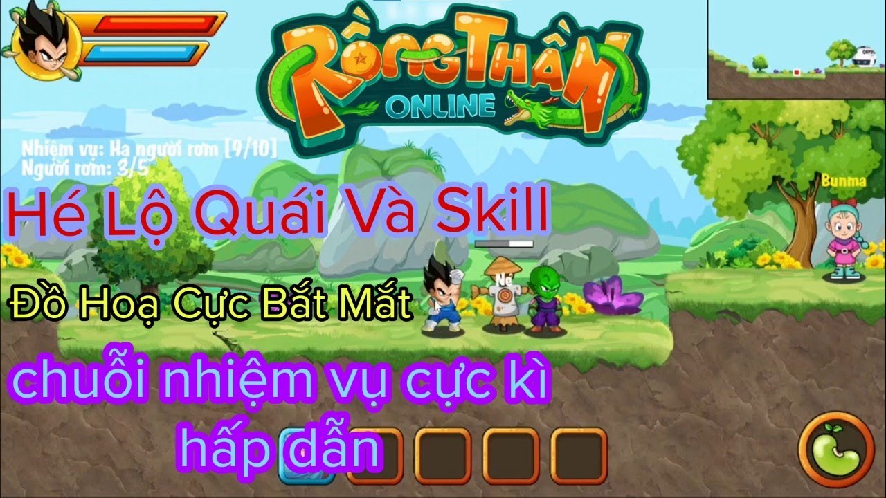 Rồng Thần Online - Hé Lộ Một Số Nhiệm Vụ , SKill , Map... - youtube