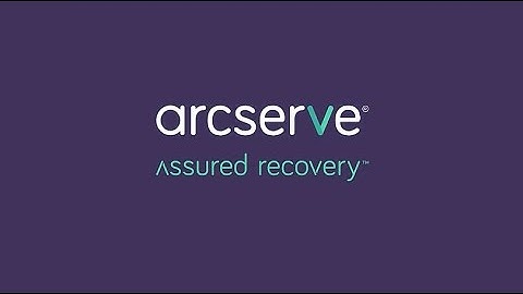 Arcserve UDP 7000 Appliance Demo
