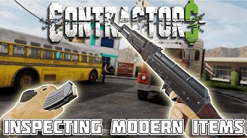 ALL Contractors VR Modern Weapons Animations And Inspects