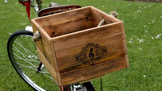 Making a detachable bicycle crate / Výroba odjímatelné bedýnky na kolo