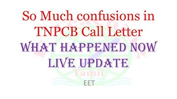 Interview Call letter what happening in TNPCB  students live chat, join us live