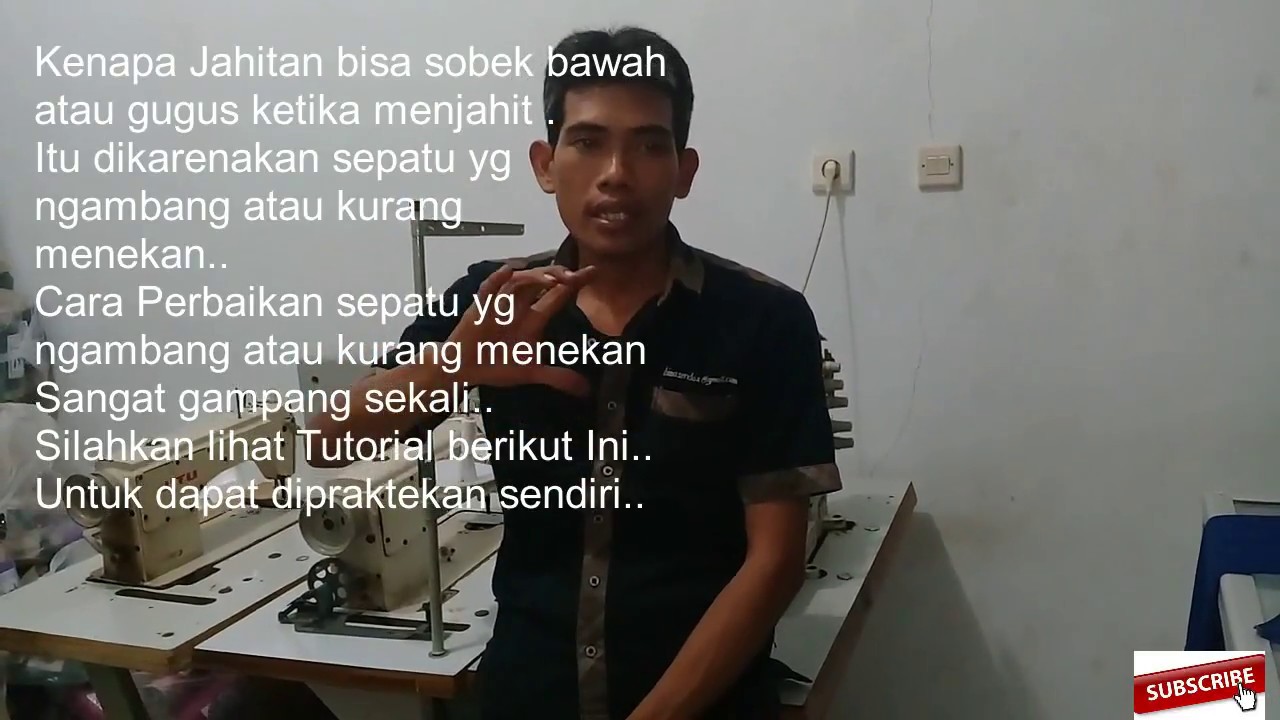  Servis  Mesin Jahit  Sepatu Ngambang kurang menekan YouTube