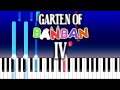 Garten of Banban 4 - Official Teaser Trailer (Piano Tutorial)