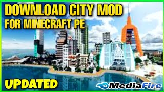 How to download Modern City Map for Minecraft Pe. |  MineWoods Gaming.