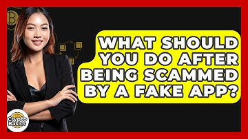 What Should You Do After Being Scammed By A Fake App? - CryptoBasics360.com