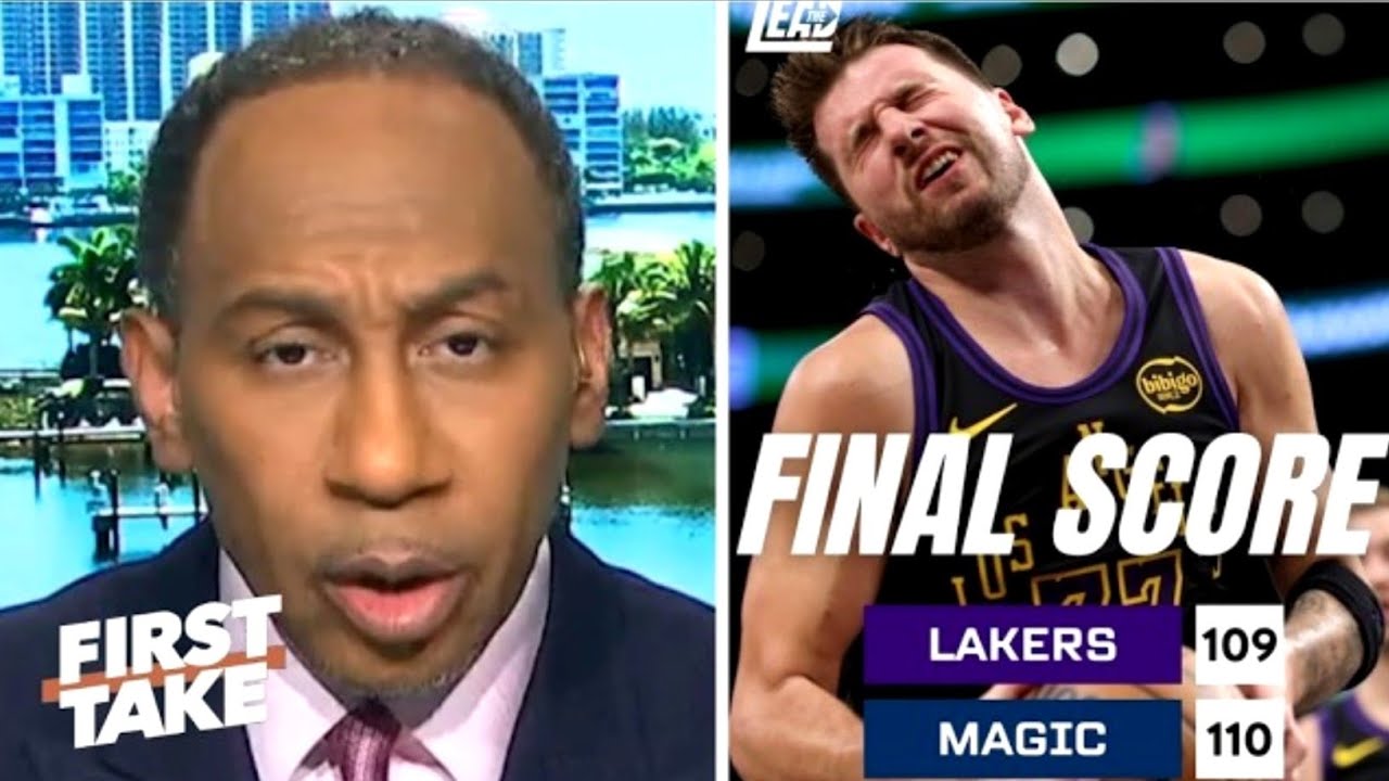 ПЕРВЫЙ ВЫБОР | Стивен А. комментирует то, как Леброн подставил Дончича после поражения «Лейкерс» ...