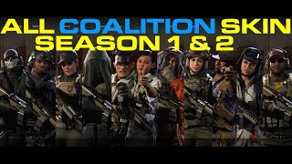 BRAND NEW All Coalition Skins (Season 1 & 2) - Call of Duty Modern Warfare