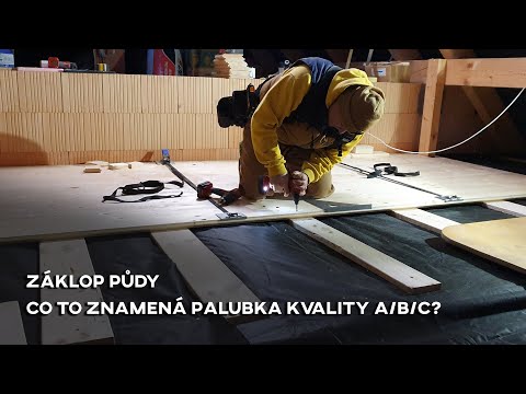 Záklop půdy - Co jsou palubky A, B, C, AB a BC ?