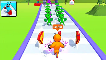 Level Up Runner💪⬆️🏃‍♂️ Gameplay Walkthrough Part - 09 (iOS,Android) All levels