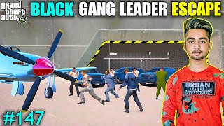 BLACK GANG LEADER ESCAPE | MICHAEL ATTACK ON WARSHIP | GTA V GAMEPLAY #147 screenshot 3