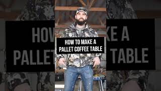 How to Build a Pallet Coffee Table!!