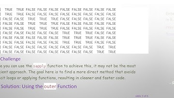 Construct a Boolean Matrix from a Vector in R