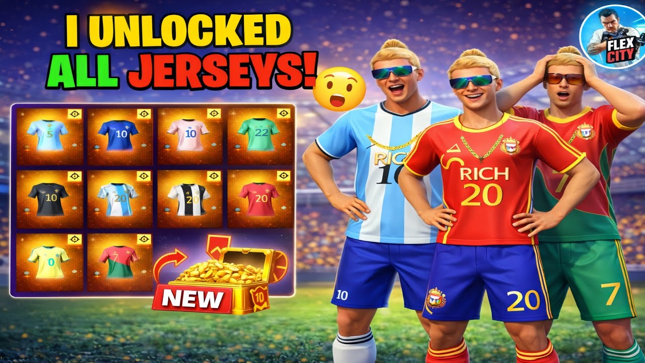 CR7 vs Messi Jersey in Flex City… I Got Them ALL 😱⚽