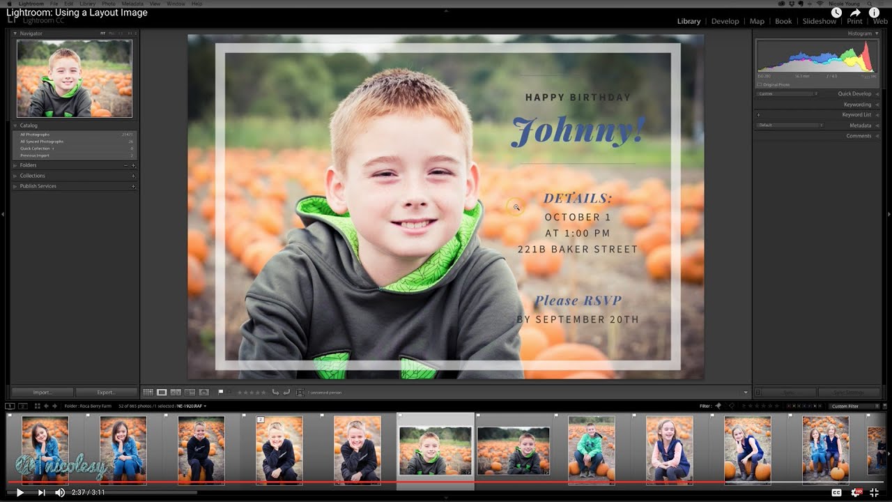 Lightroom Using A Layout Image Youtube Lightroom Using A Layout Image Youtube