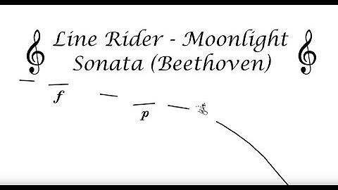 Line Rider #1 - Moonlight Sonata (Beethoven)