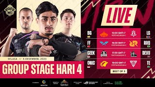 LIVE | HARI KE-4 | Event Utama Kejuaraan Dunia M5 | Fase Grup | (ID)