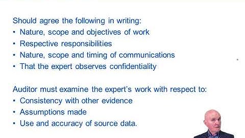 Using the work of others - ACCA Audit and Assurance (AA)