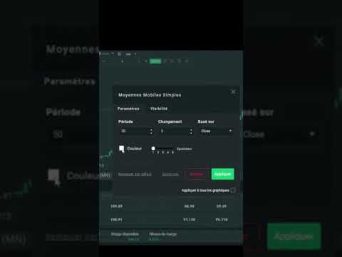 BOURSE: Comment ajouter les moyennes mobiles sur XTB #investir  #bourse #xtb #dividende #action