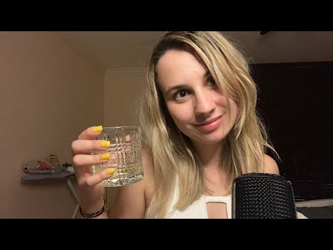 ASMR: Very soft whisper ramble, a little  life update with Tapping sounds