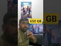 GTA 6 file size is 650 GB 😂😂 #gta6 #gaming #rockstargames #gtaworld