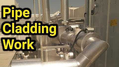 Cladding work sheet metal works fabrication pipe and duct cladding aluminum cover UAE