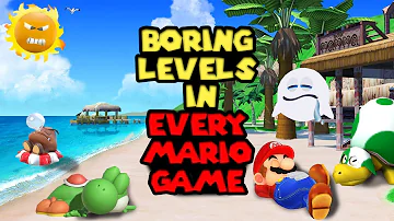 Boring Levels in Every Mario Game