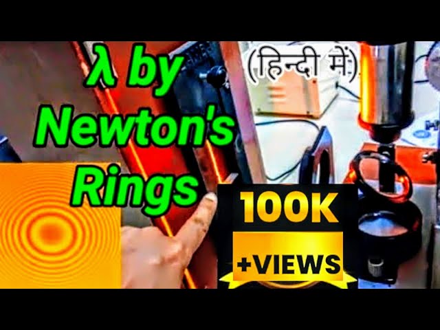 Newton Rings-Interference in Thin Film - Engineering Physics - 1 - YouTube