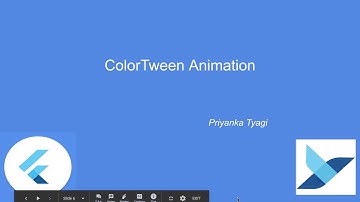 Flutter ColorTween Animations