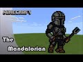 Minecraft: Pixel Art Tutorial and Showcase: Din Djarin, Mando (The Mandalorian)