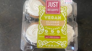 Vegan Food Taste Test: Just Desserts Classic Vanilla Cupcakes