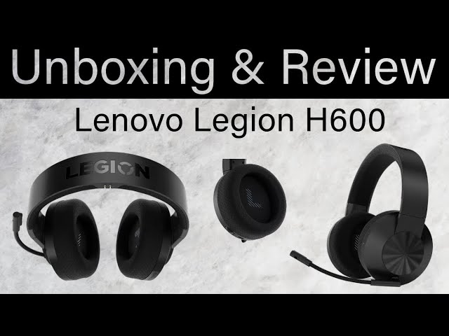 Unboxing the Lenovo Legion H600 Wireless Gaming Headset - Review 2023 -  YouTube