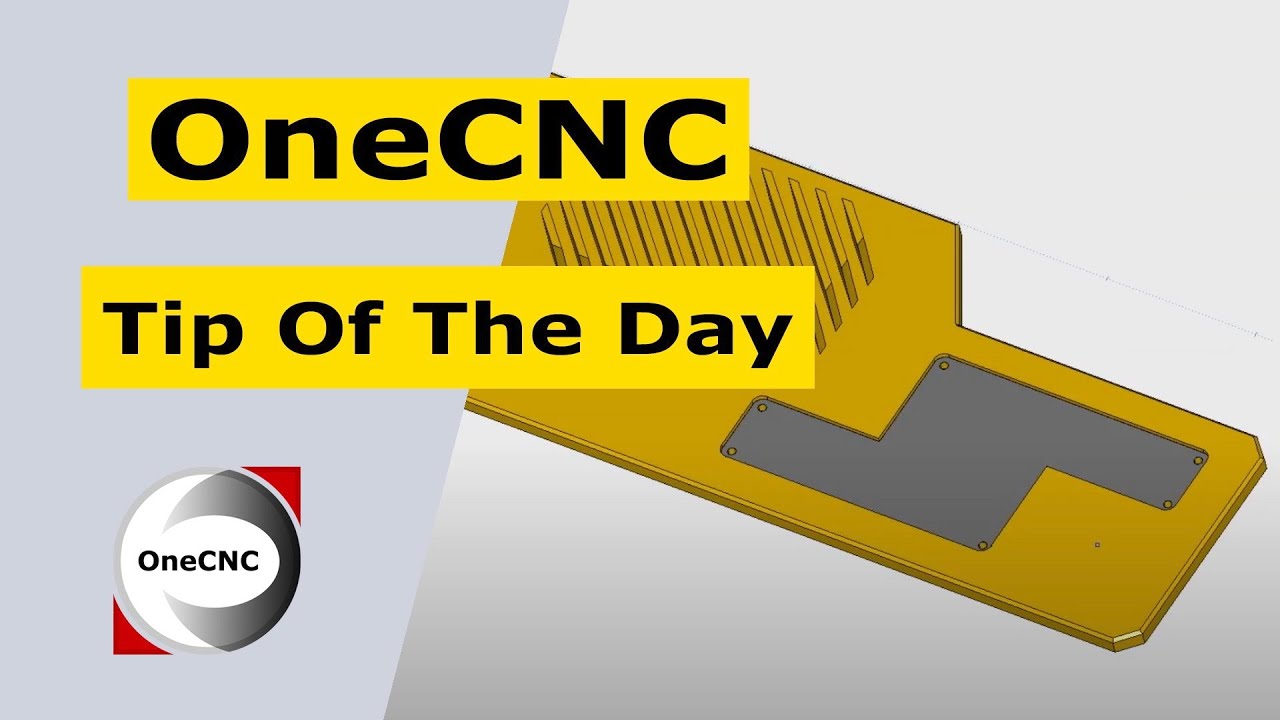 OneCNC Patterns Tip 21 - YouTube
