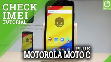 How to Check IMEI and Serial Number in MOTOROLA Moto C Plus