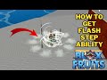How to get  use flash step ability in blox fruits pc