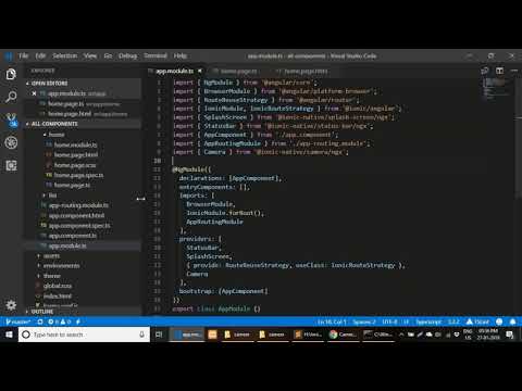 How to use camera native plugin in ionic 4