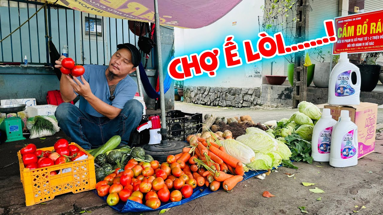 CHỢ Ế LÒI ...PHẢI LÀM SAO.....? SẠP RAU BẤT ỔN CỦA MINH RÂU - YouTube