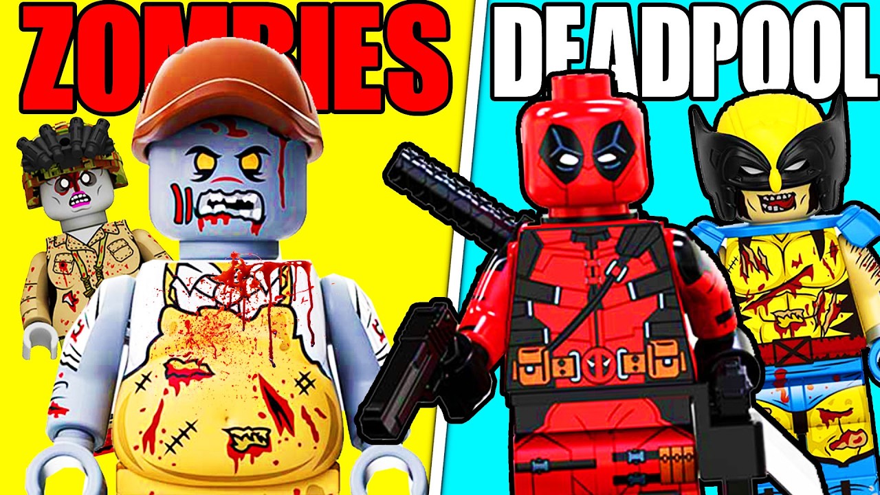 Симуляция LEGO DEADPOOL против ЗОМБИ АПОКАЛИПСИСА?!