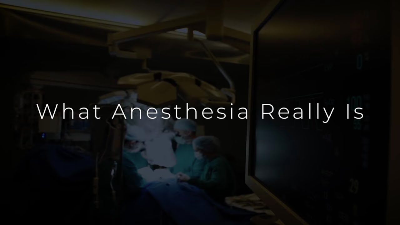 Что такое анестезия? Простая версия ELI5.
