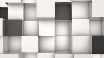 Black & White Cubes 4k Loop || resolume loop