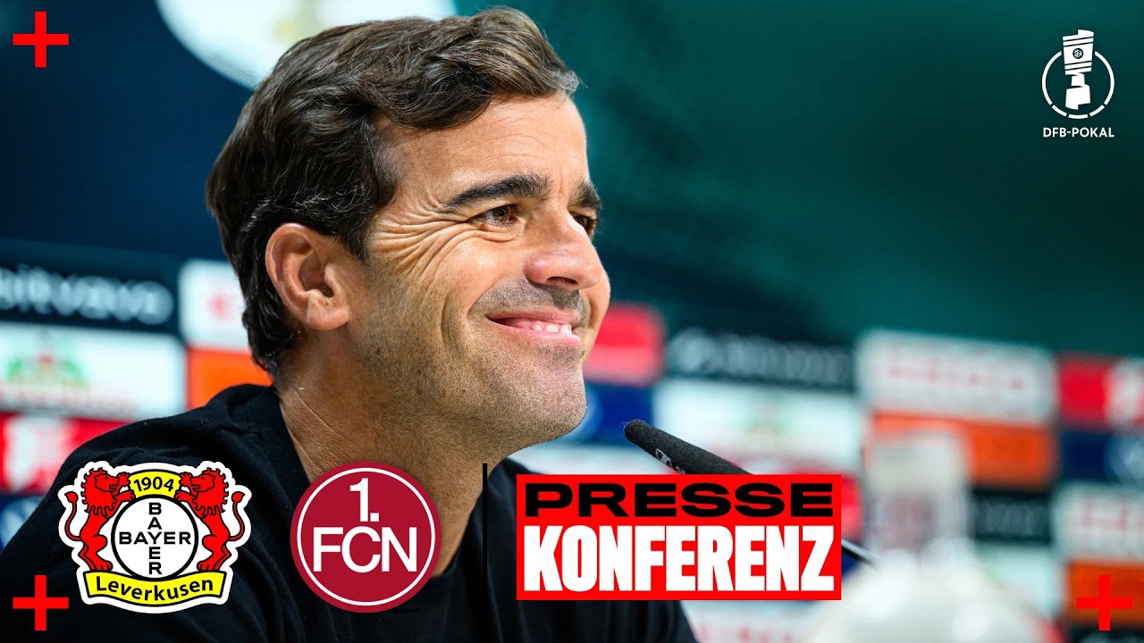 Press conference with Carles Martínez ahead of Bayer 04 🆚 Nürnberg | DFB-Pokal, round 2